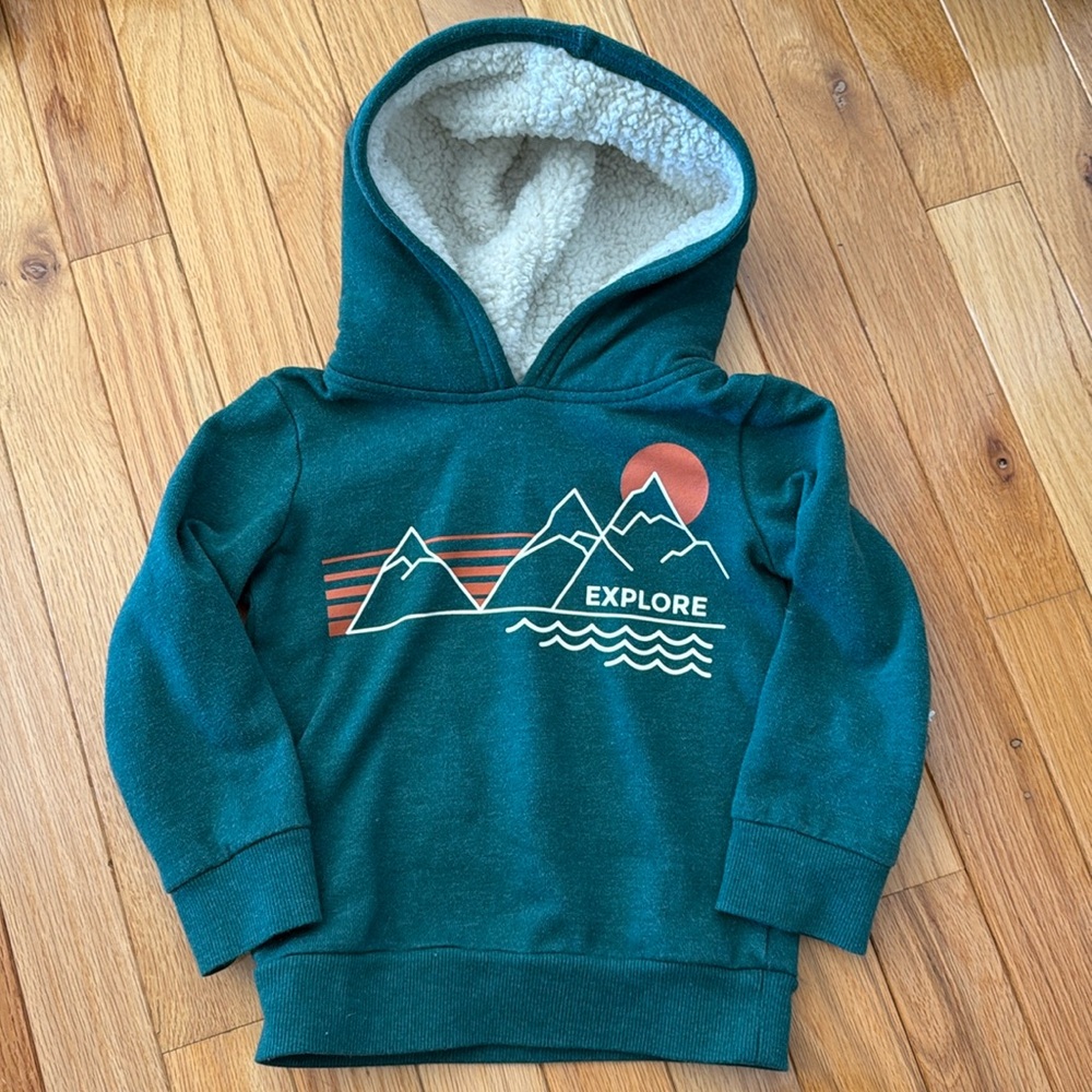 24M Sherpa Hooded Lined Hoodie